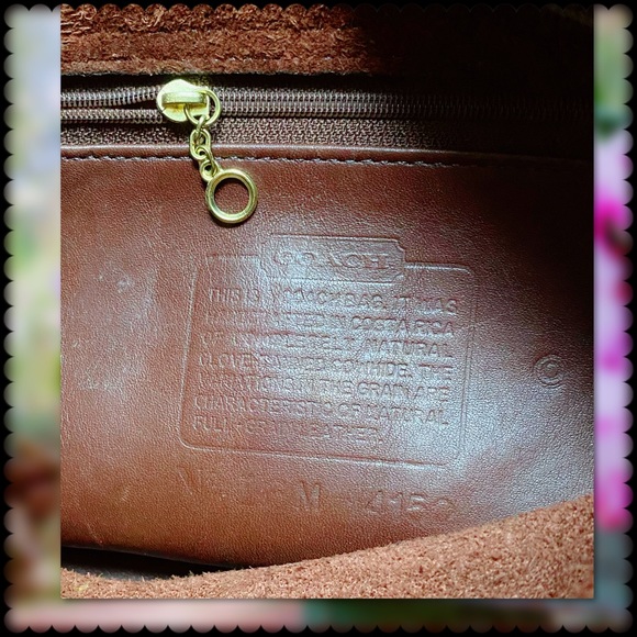 VINTAGE COACH FLETCHER MAHOGANY SADDLE BAG 4150 - Picture 11 of 15